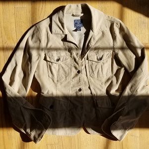 Lucky Brand Beige Corduroy Jacket